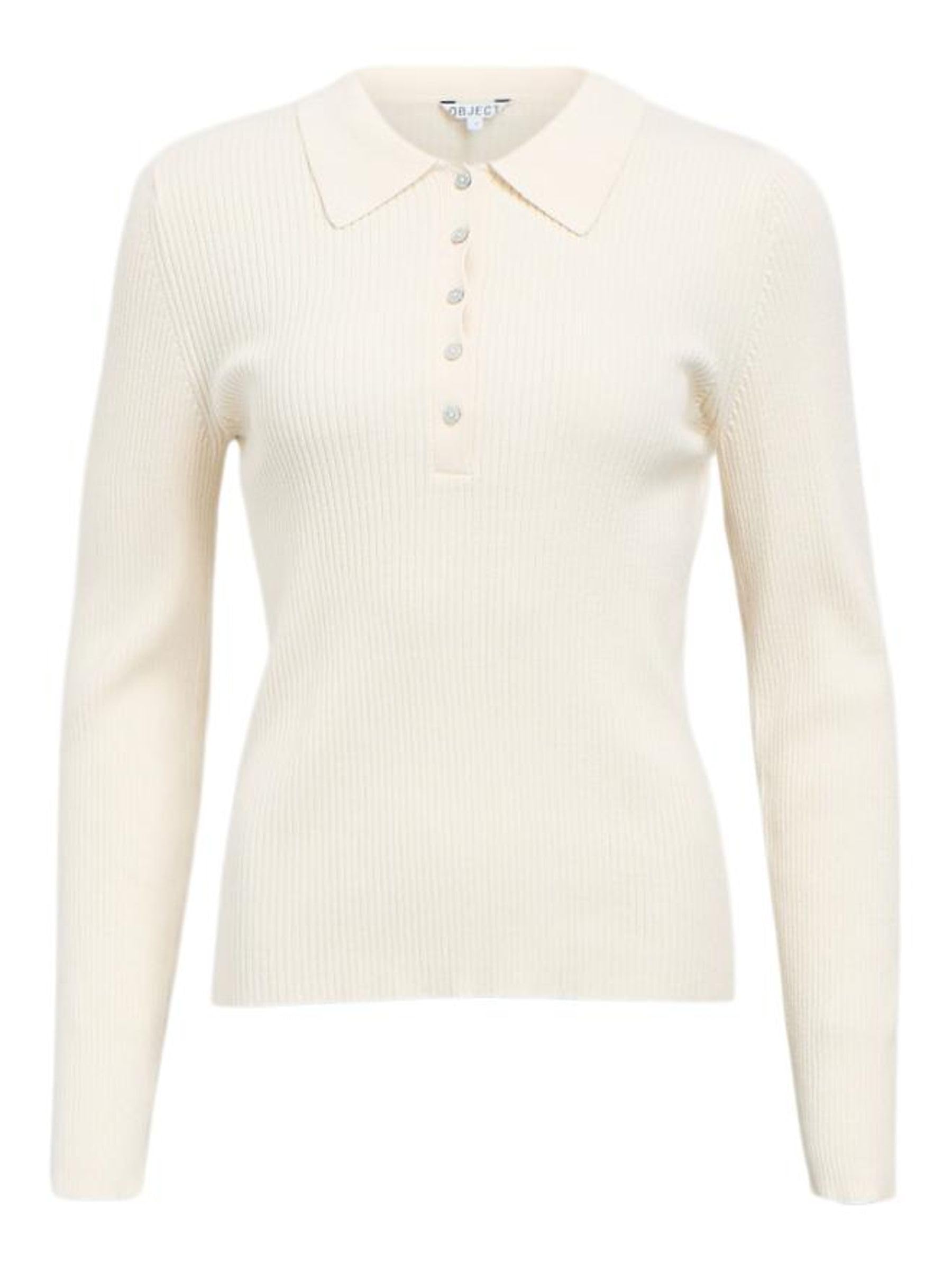 Object Female Poloshirt Strick