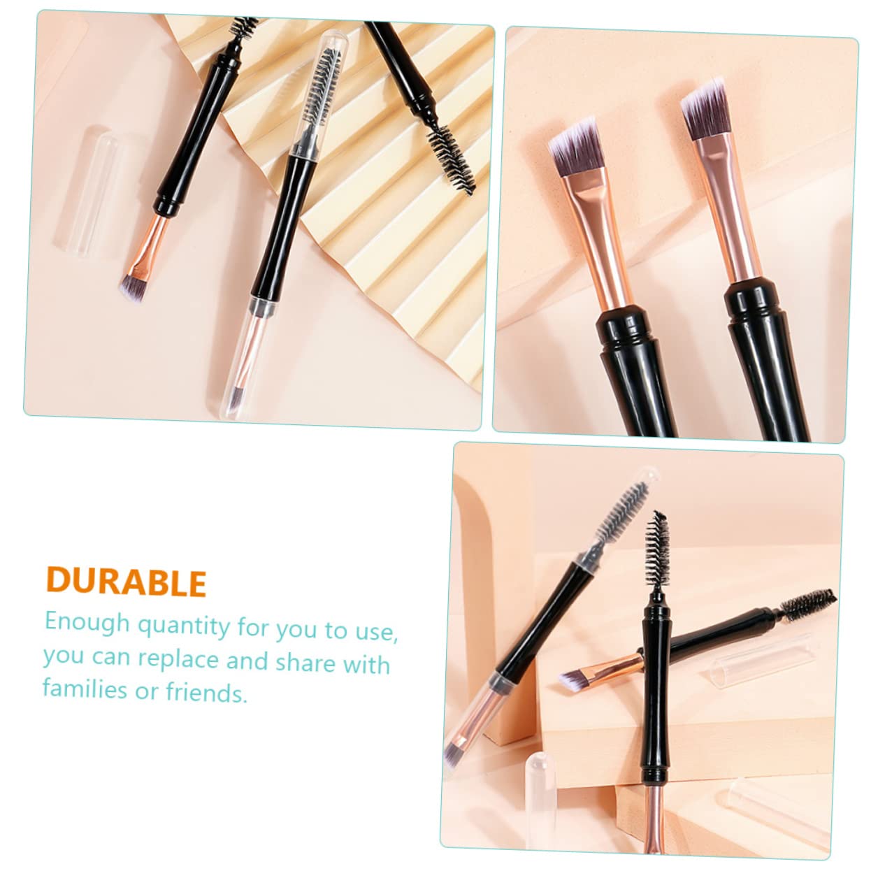 SOESFOUFU Versatile Makeup Brush Kit Brow Brush Brow Eyeshadow Tweezers for Beginners Artists