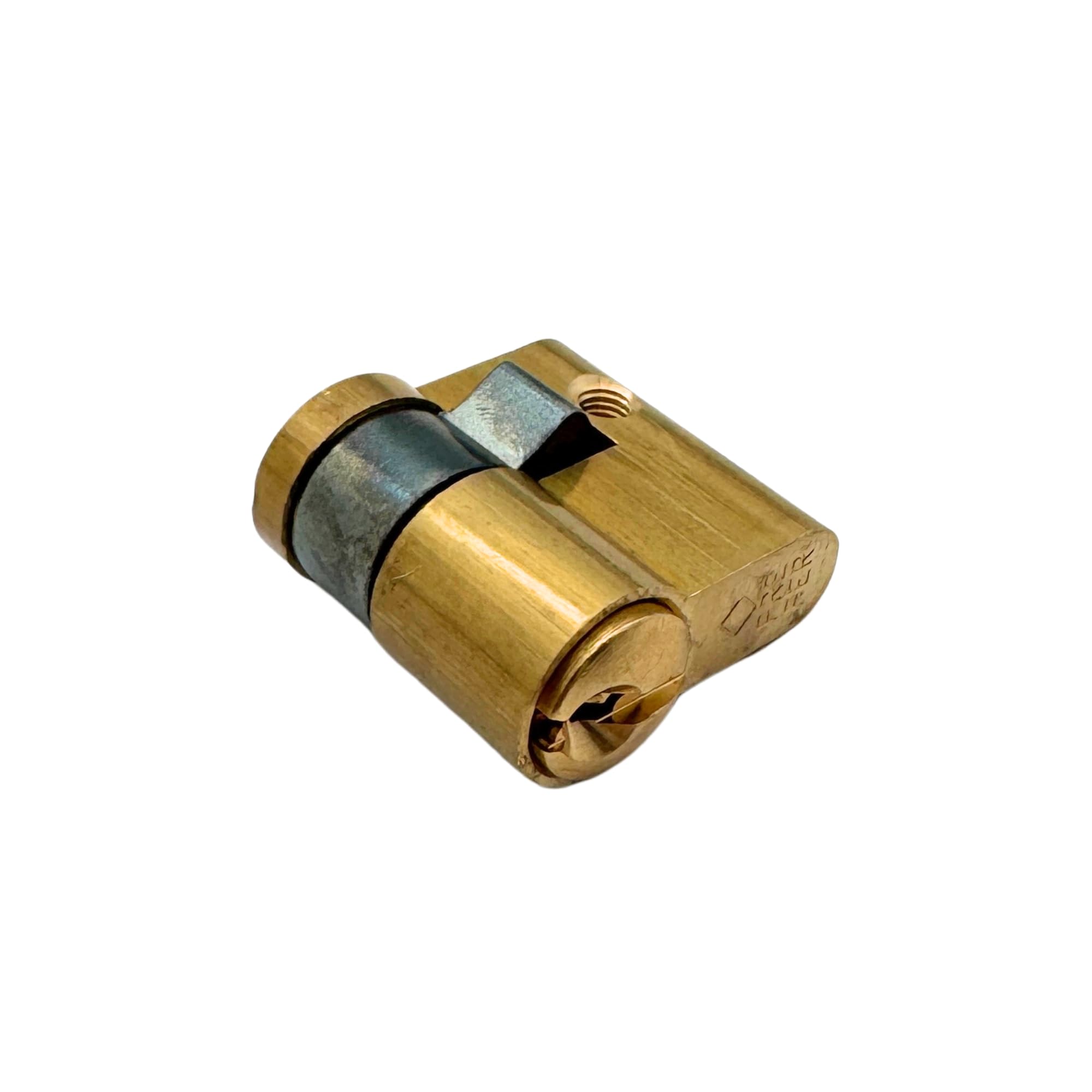 Prefer - Cerradura para basculante/Garaje con Cilindro de Perfil Europeo, manija de Gota, Distancia Entre Ejes 60 mm - Sistema de Seguridad antirrobo Resistente para Puertas Exteriores de Garaje