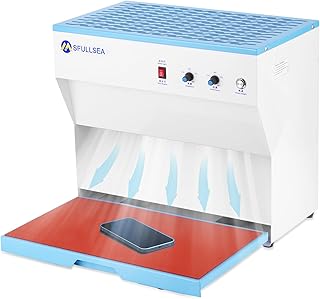 Flow Hood H13 HEPA Filter Hood Large Size HEPA Air Filtration Fan Unit HEPA Filter Fan Clean Bench Workstation for Phone LCD Repair Tissue Culture Seedlings