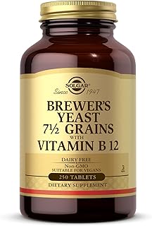 Brewer's Yeast With Vitamin B12 Tablets, 250 Count