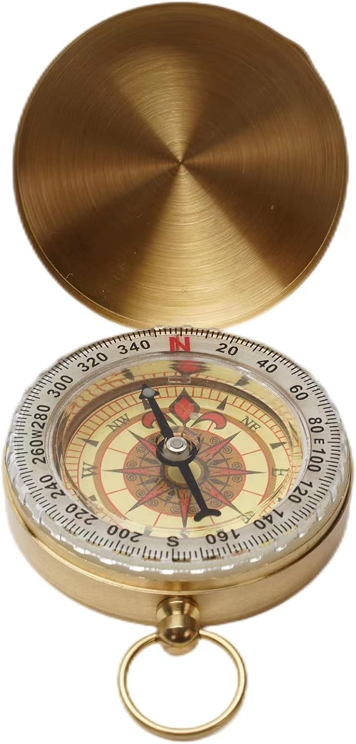 Pocket Compass,Portable Pocket Watch Compass,Classic