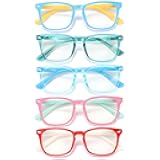 Blue Light Blocking Glasses for Kids Boys Girls Teens - Computer Glasses with Unbreakable Frame and Anti-Glare