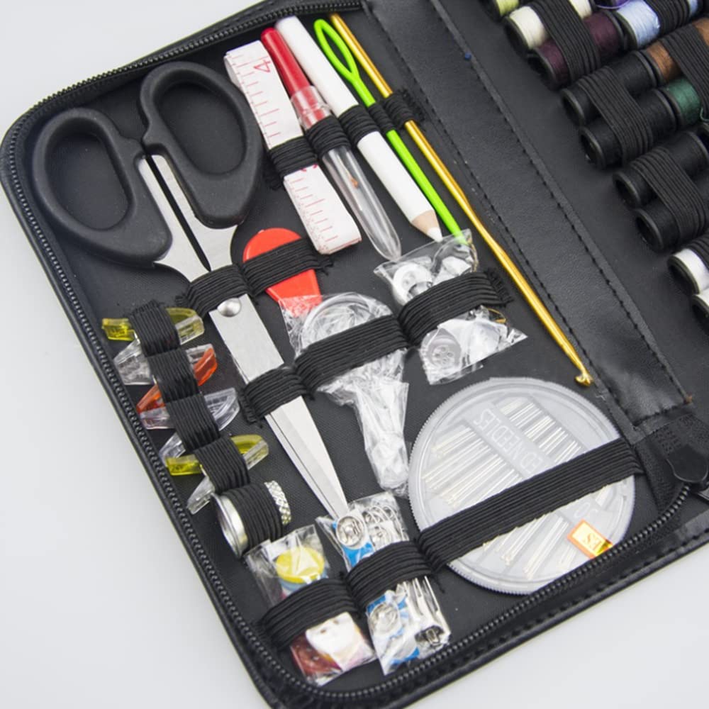 Kit Cucito 36 Pezzi Portatile In Acciaio Inossidabile – Aghi, Infilatore, Ditale, Per Riparazioni E Ricami