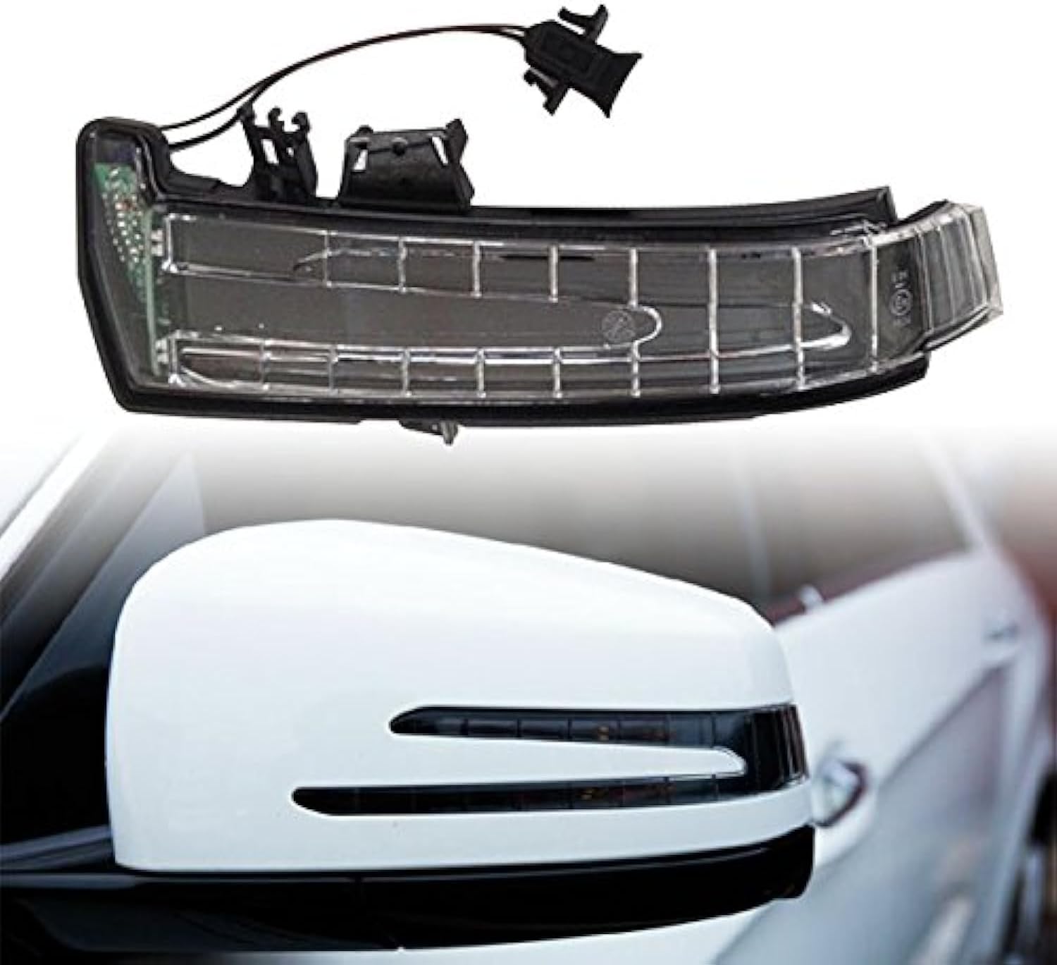 LED Side Mirror Turn Signal Lights For Mercedes W204 C-Class & W212 E-Class