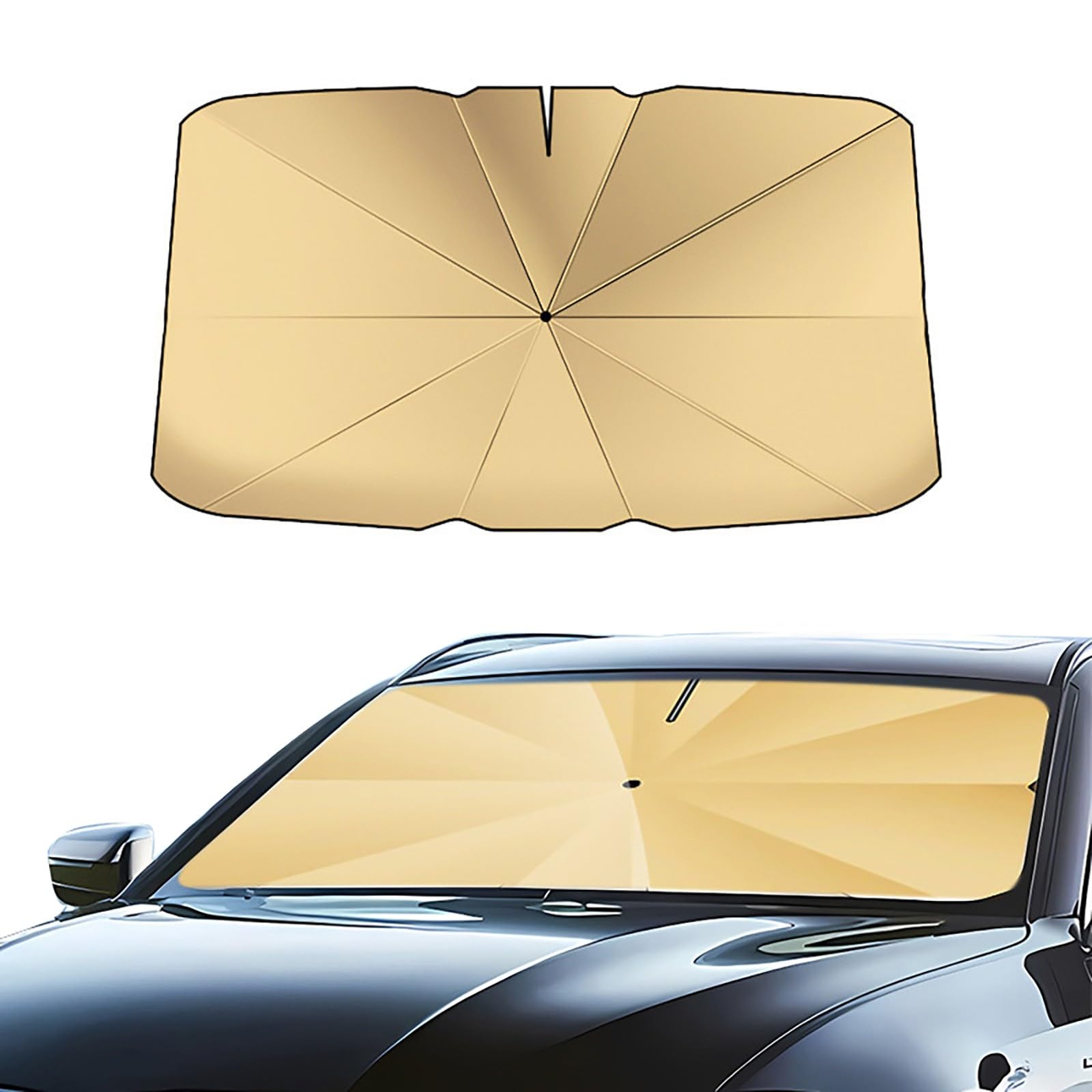 YPZHGS Car Windscreen Sun Shade for Nissan Qashqai I (J10, facelift 2010) 2010 2011 2012 2013 2014, Car Sunshade Windscreen Car Accessories Car Accessories Interior