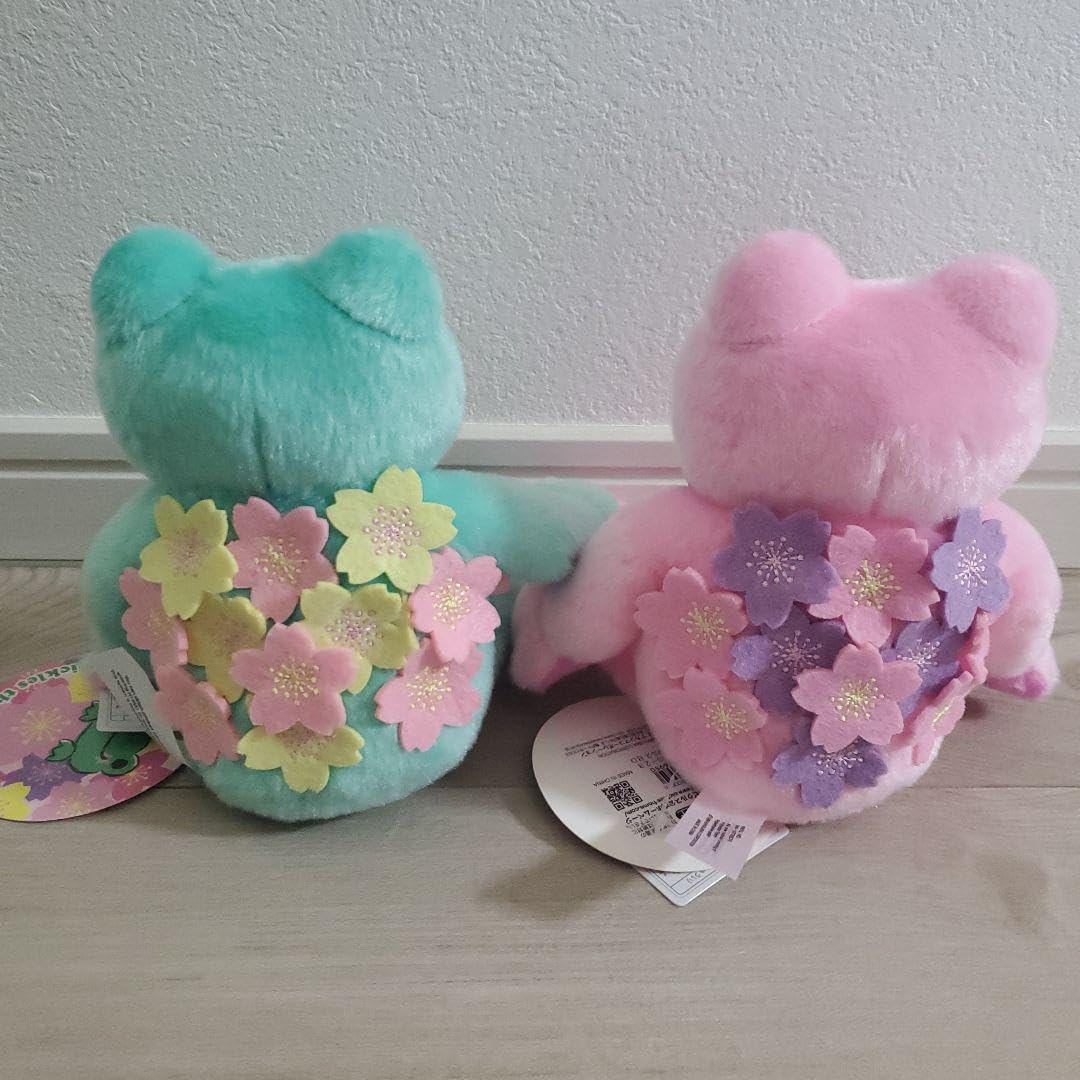 かえるのピクルス　USA　さくら　ビーンドール　ピンク&amp;緑 かえるのピクルス USA さくら ピンク&緑