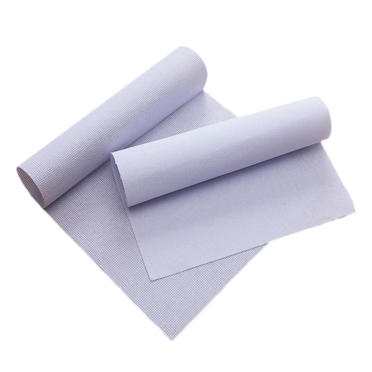 jojofuny 6pcs White Cross Stitch Cloth DIY Embroidery Fabric for Handwork Projects for Cushions Curtains Pillows and Decorative Cloth