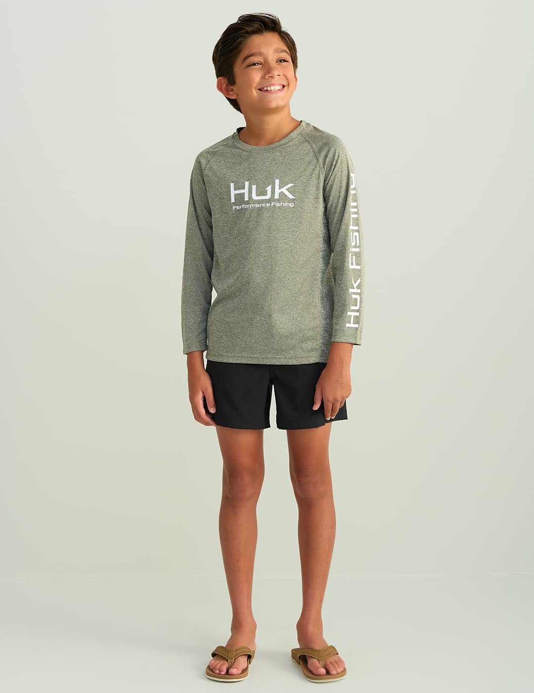 HUK Boys Pursuit Volley Short, Quick-Dry Fishing Shorts for Kids - Image 3