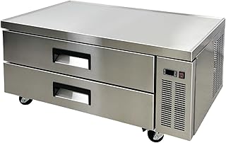Chef Base Commercial Refrigerator, 52-inch, 2 Drawers, Stainless Steel, ETL Listed CB52