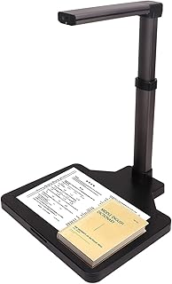 Sxhlseller Document Camera,Portable Book Document Scanner, High Speed 8MP HD Document Camera,USB Image File Camera Scanner with OCR Function X803
