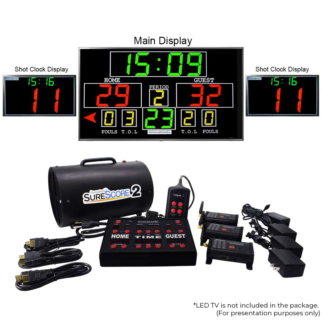 Buy Innovatronix SureScore 2 Portable Wireless Basketball Scoreboard