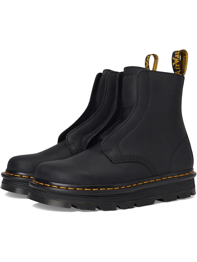 Black Dr. Martens Zebzag Laceless