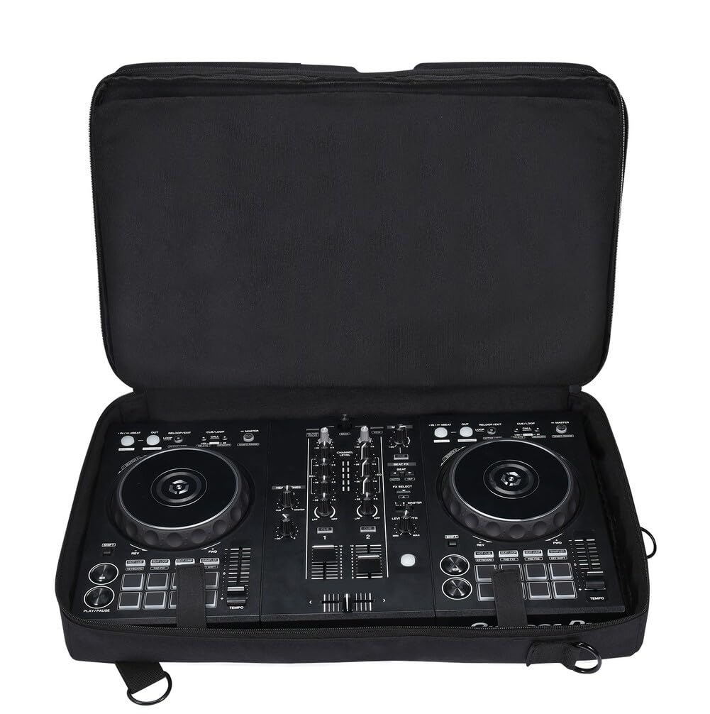 Housse de protection en EVA épais pour DDJ-FLX4 DDJ-400 DDJ-REV1 DDJ-SB3 DDJ-202 avec bandoulière rigide Noir