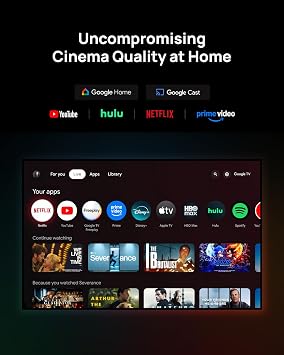 XGIMI HORIZON 20 Pro 4K RGB Triple Laser Home Projector, 4100 ISO Lumens, Google TV with Licensed Netflix, Optical Zoom & Lens Shift, IMAX Enhanced, Dolby Vision, 20,000:1 Contrast, 1ms Input Lag