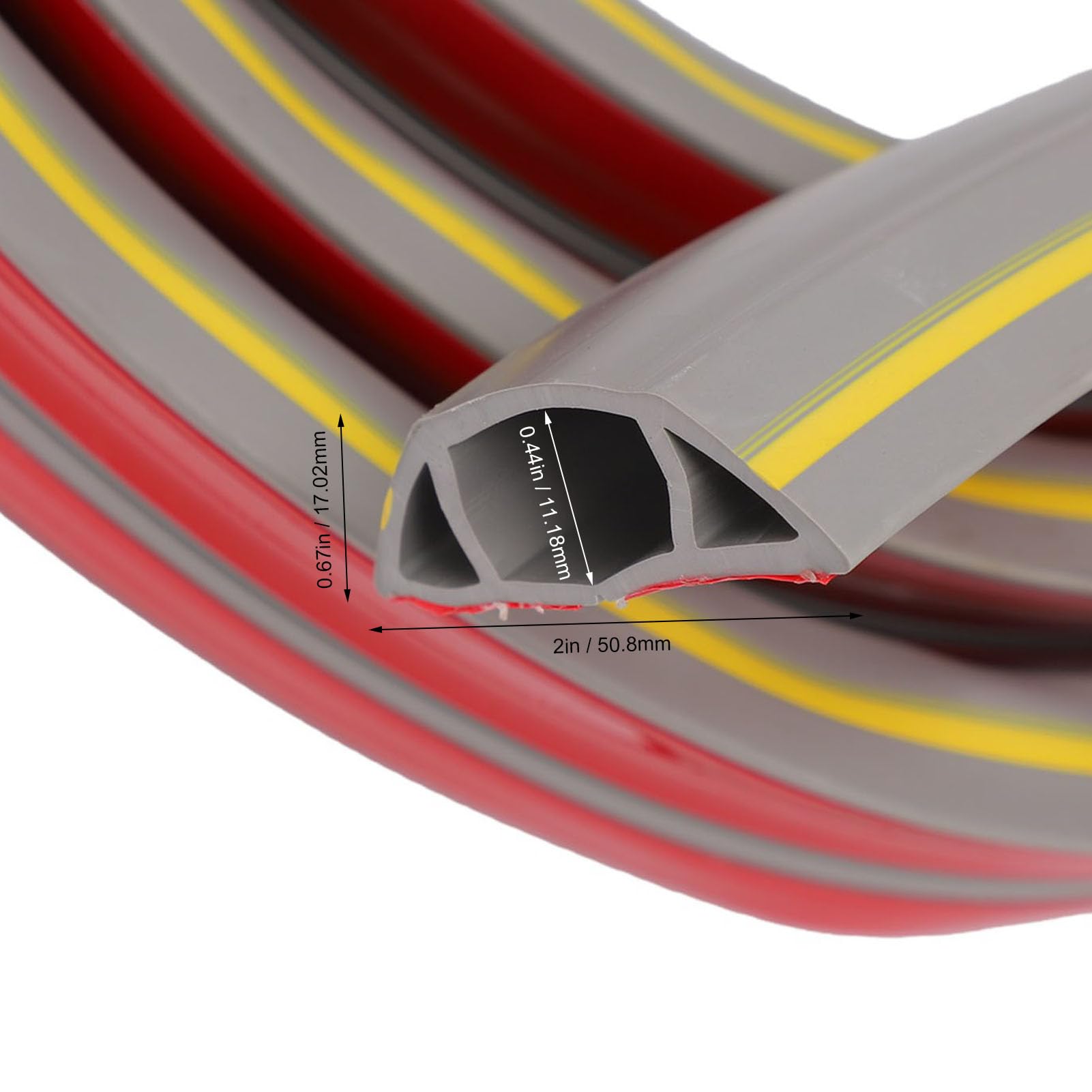 FTVOGUE Protège Câble de Sol 6 M, Cache Cordon Anti Trébuchement PVC