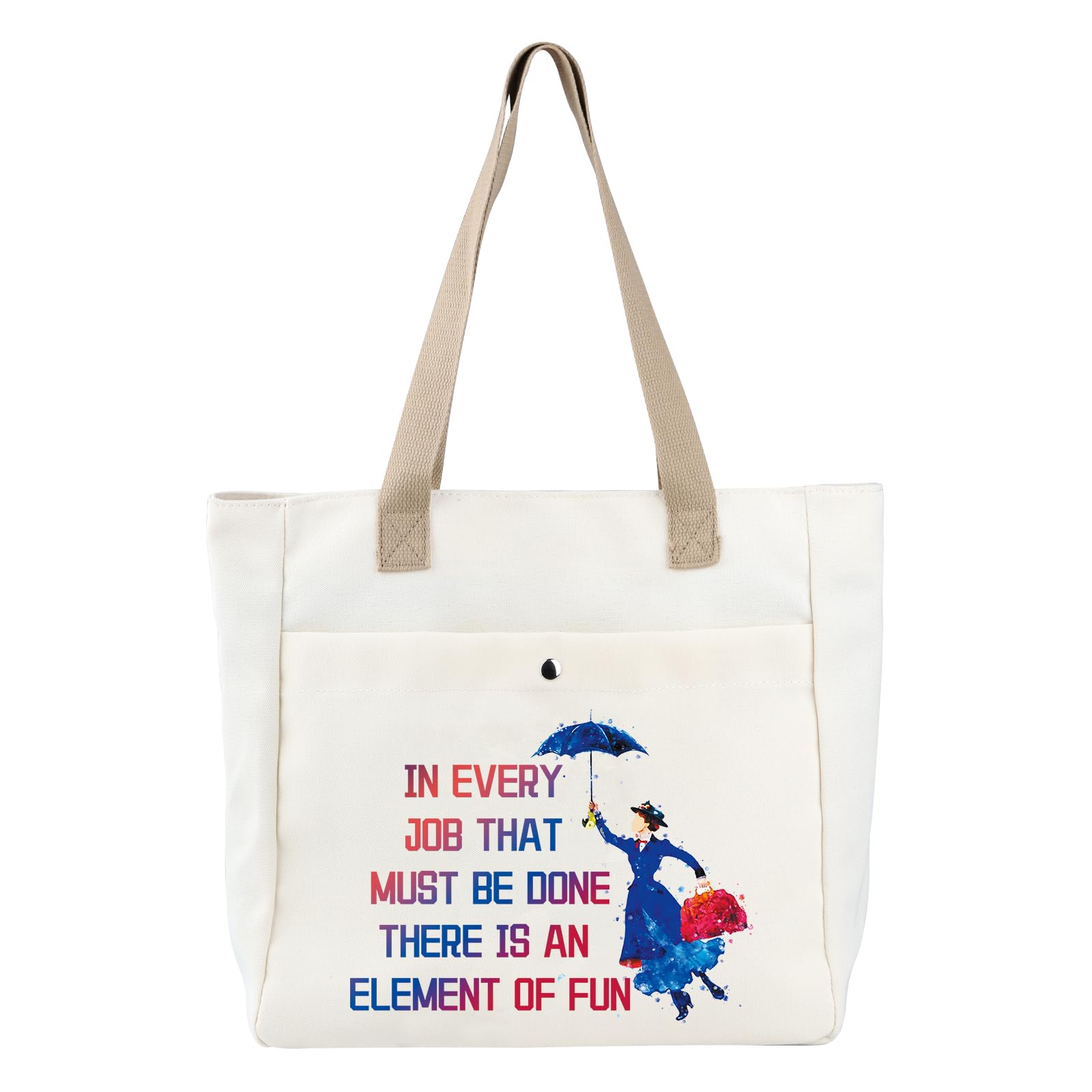 BDPWSS Mary Movie Gifts Mary Musical Tote Bag In Every Job That Must Be Done There Is An Element Of Fun Mary Fans Handbag