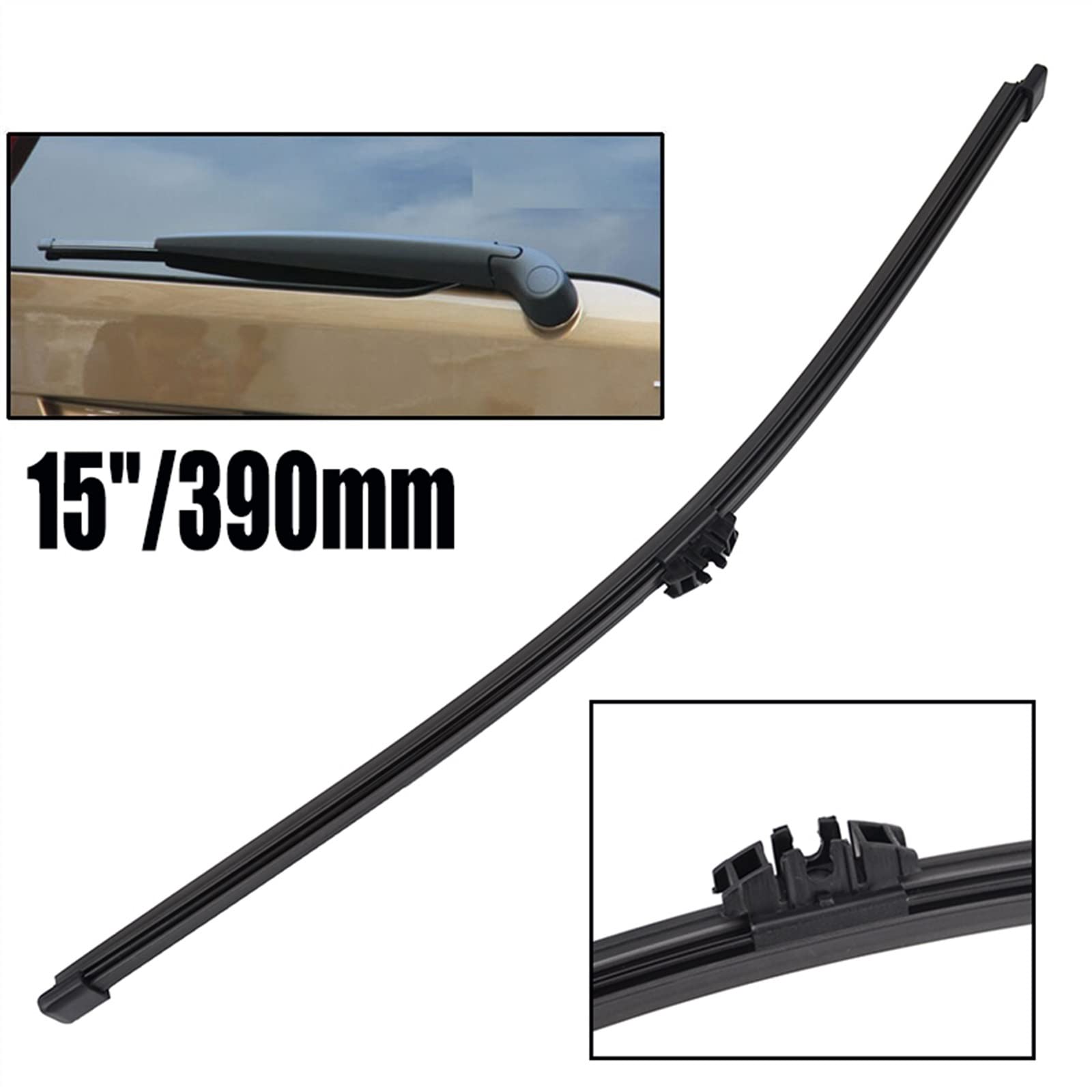 WITTSY Parti Tergicristalli 26 "20" 15" Tergicristallo Parabrezza Spazzole Tergicristallo Auto Anteriore Posteriore Lunotto Tergicristallo per Volvo XC60 2009 2010 2011