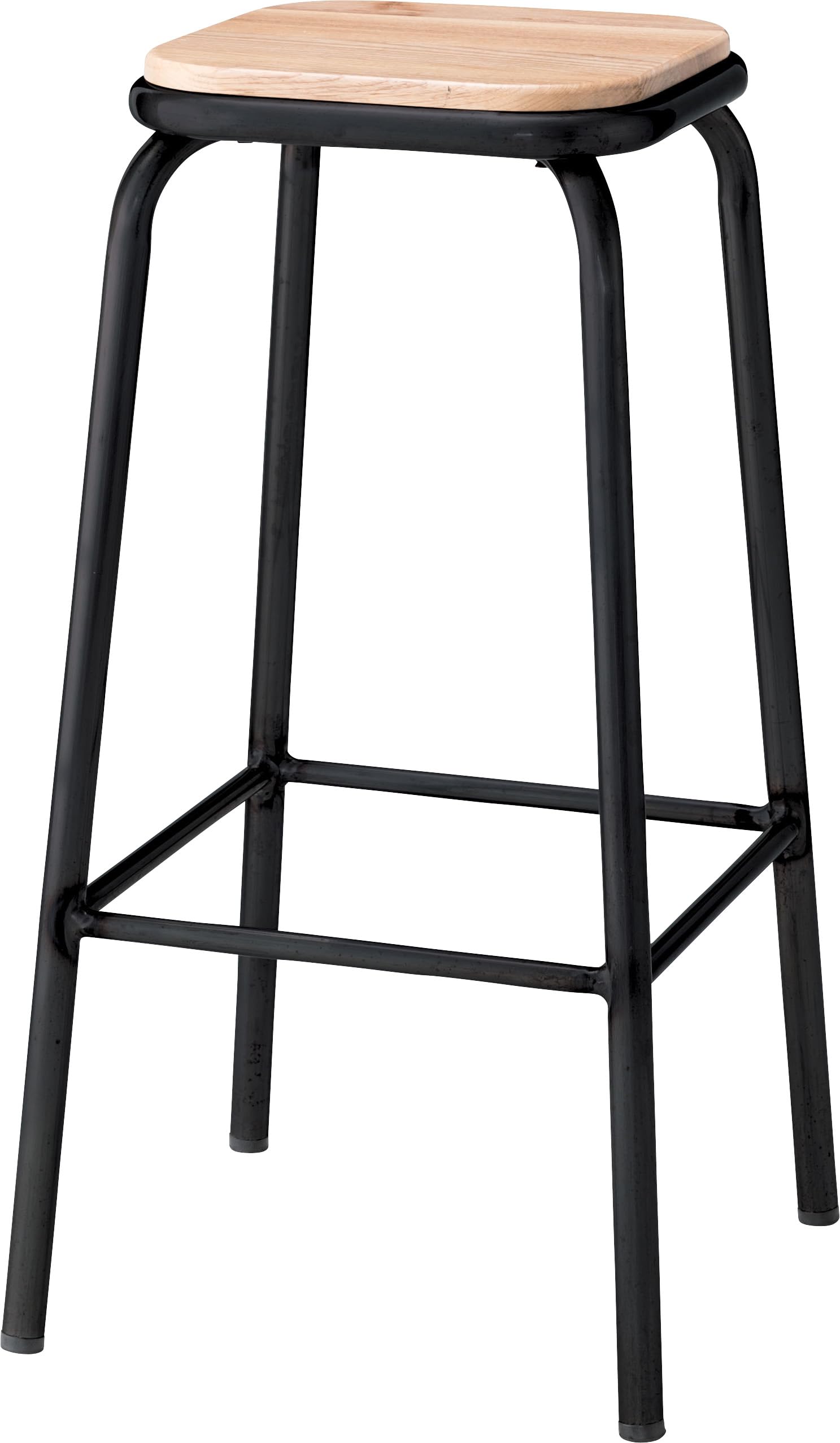 THE HIGH STOOL PC-67BK ハイスツール 黒 椅子 家具 Amazon.co.jp: 東谷 ハイスツール ブラック PC-67BK : ホーム＆キッチン