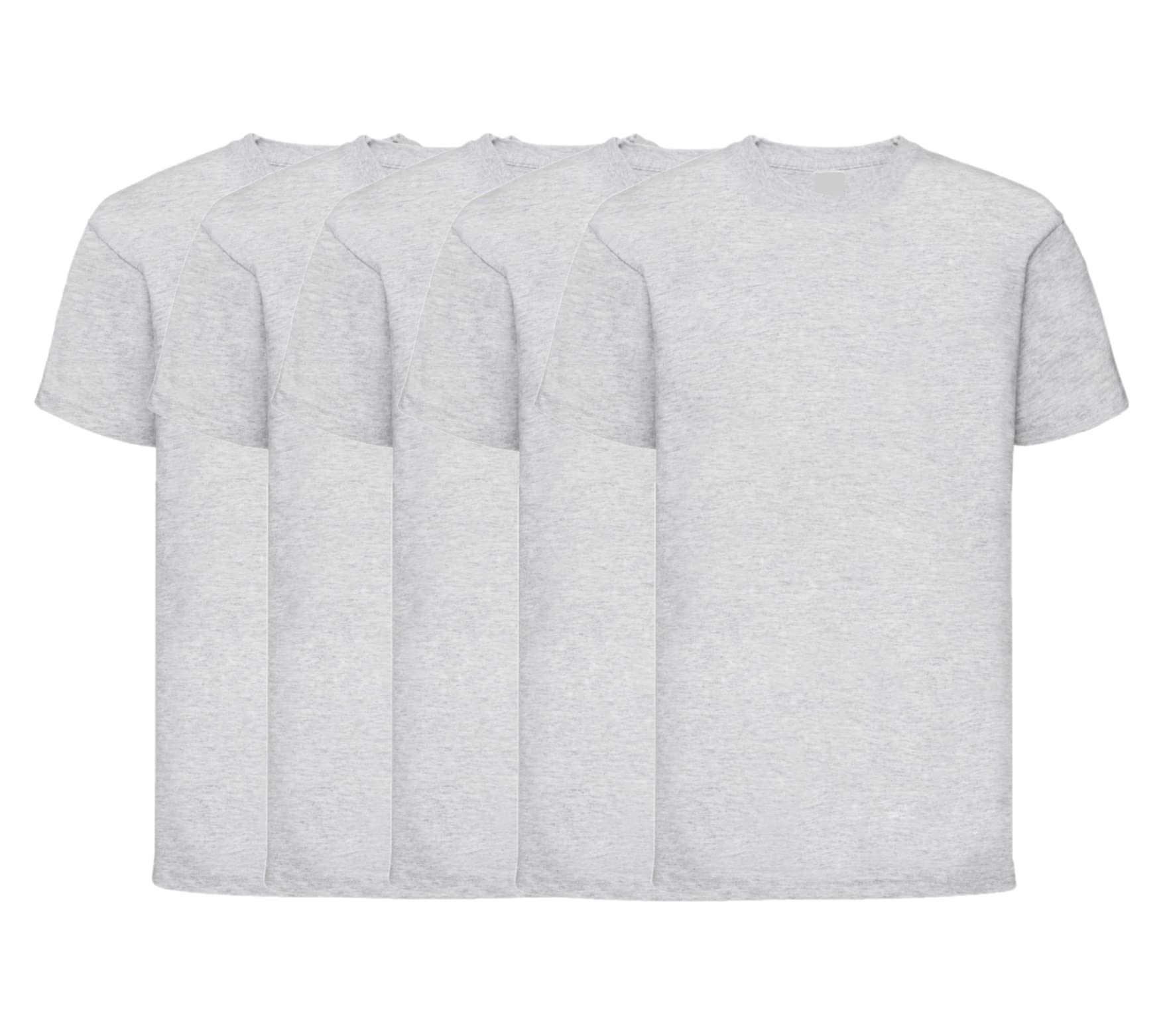 COOZO Unisexo Niños Valor Paquete de 5 Manga Corta Plano Camisetas