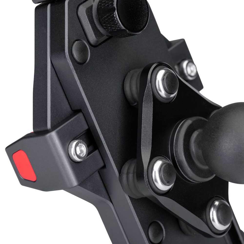 Midland - Porta Cellulare Moto MH-PRO No Vibration, Supporto Telefono Moto con Ammortizzazione Vibrazioni per Protezione Smartphone - Portacellulare Moto Manubrio Universale con Accessori Inclusi