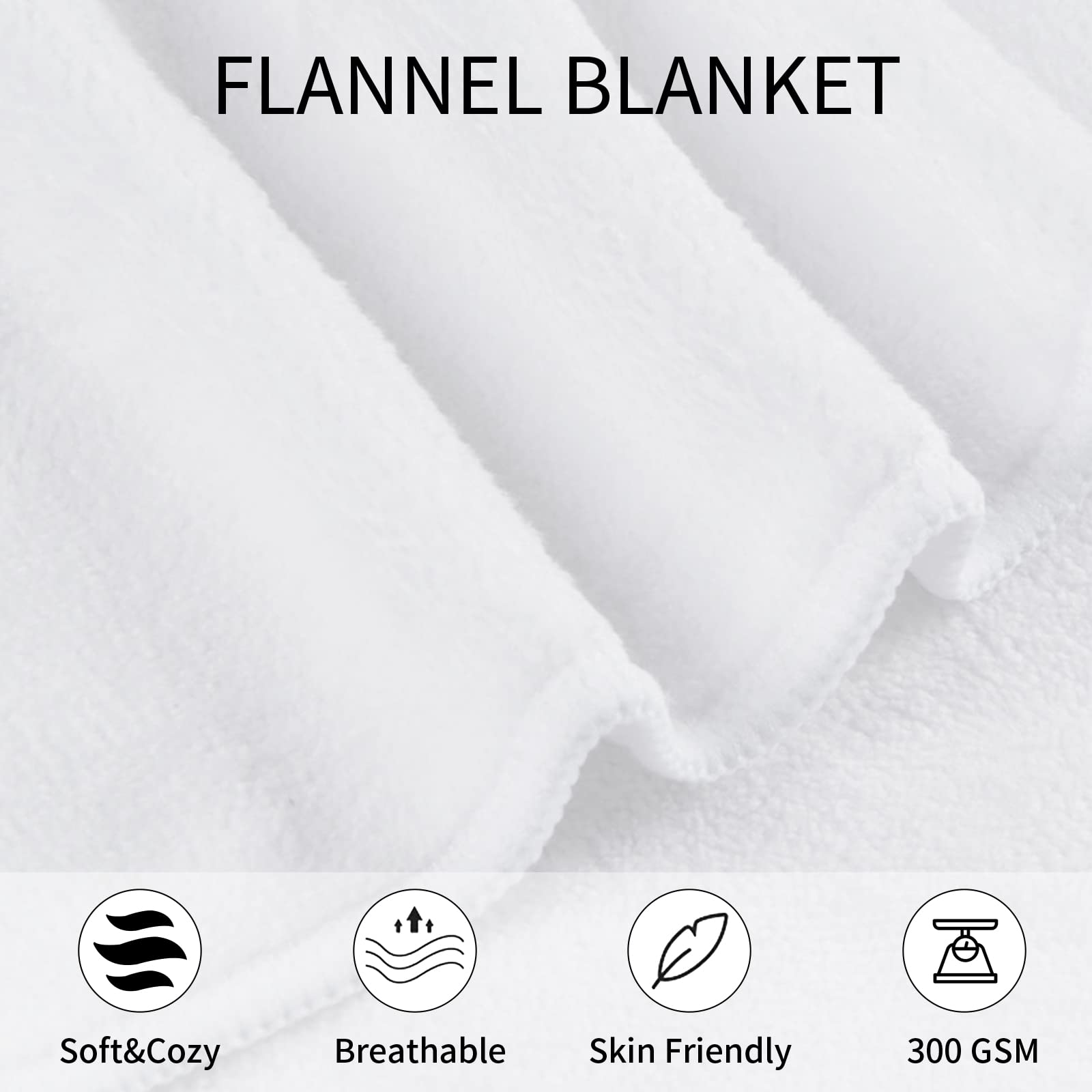 Sowide Cow Print Blanket, Soft Fleece Flannel Cow Flower Blanket, Cow Blanket for Adults Kids Cozy Warm Cute Cow Throws - Image 4