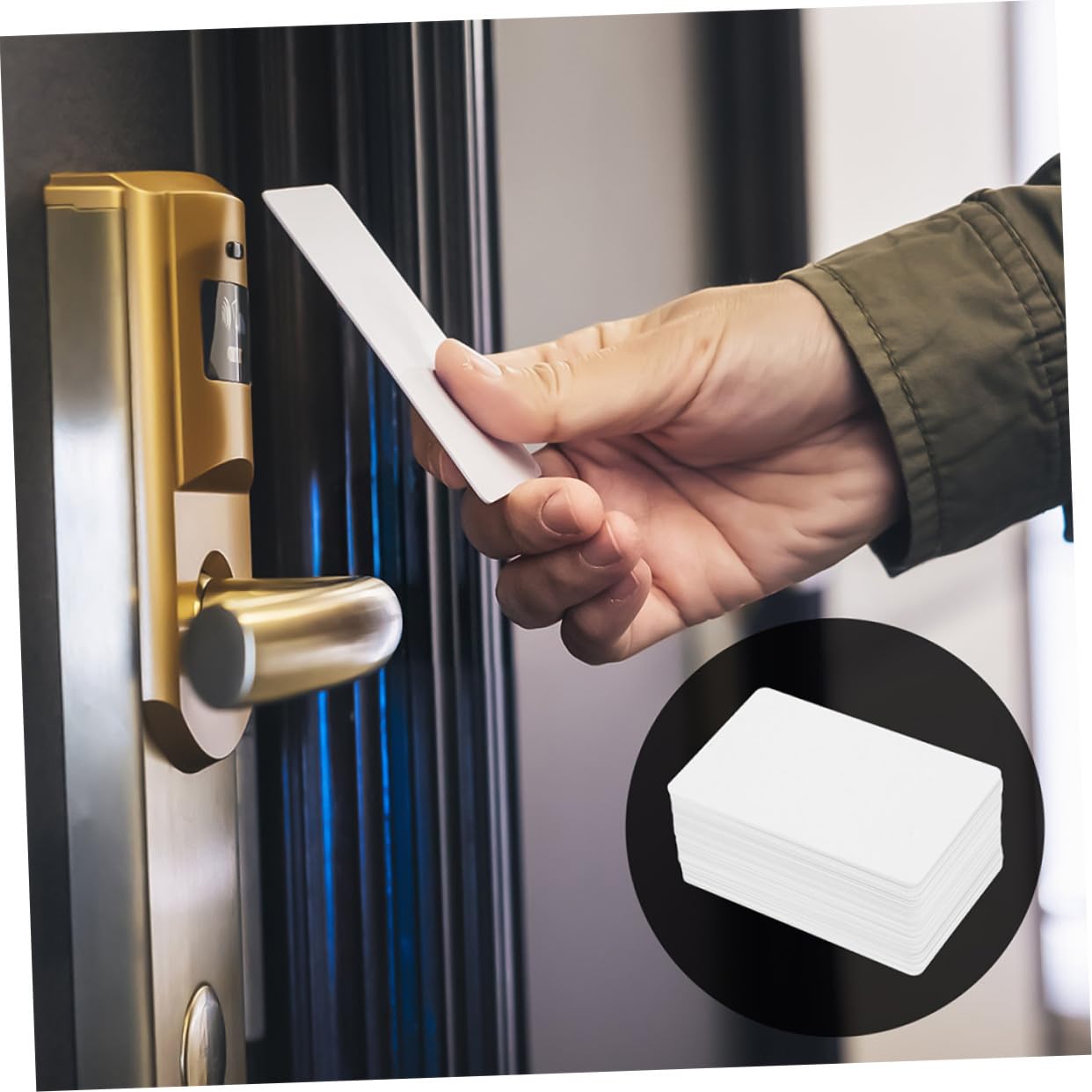 PLAFOPE 100 Stück Doppelseitige Weiße PVC Karten zum Bedrucken Blanko Kunststoff Visitenkarten Beidseitig Beschreibbar Langlebig und Vielseitig Einsetzbar für Business und Id Ausweise