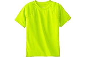 Kanu Surf Boys Neon Short Sleeve UPF 50 Rashguard Swim Shirt