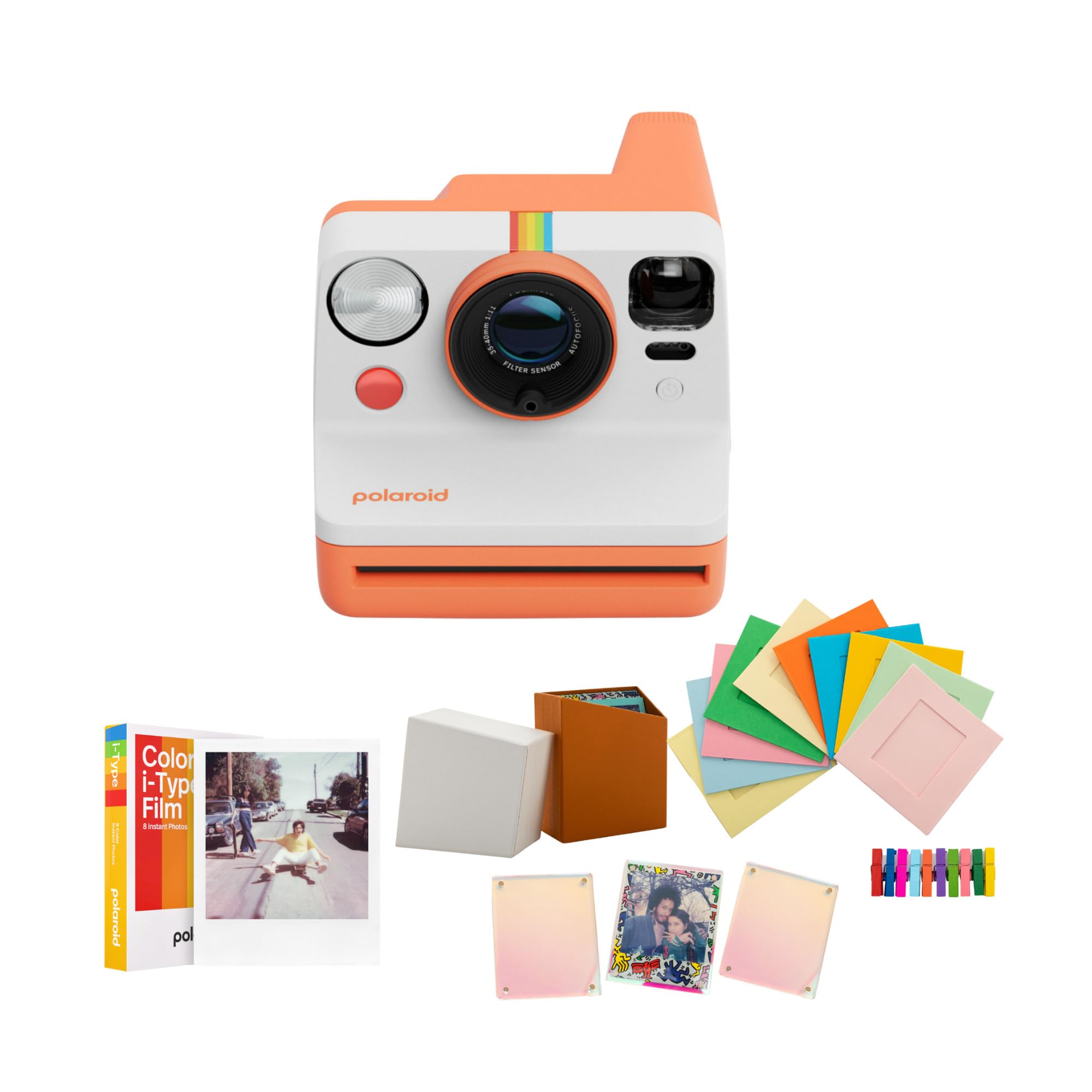 Polaroid Now Generation 3 Coral Analog Instant Camera Bundle with Color Instant Film and Cam Kit for Polaroid-image-10