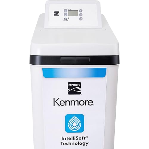 Kenmore 420 Water Softener System – 40,000 Grain Capacity with Salt Saving Technology – Whole Home Hard Water & Iron Reduction – Compact, Easy Install