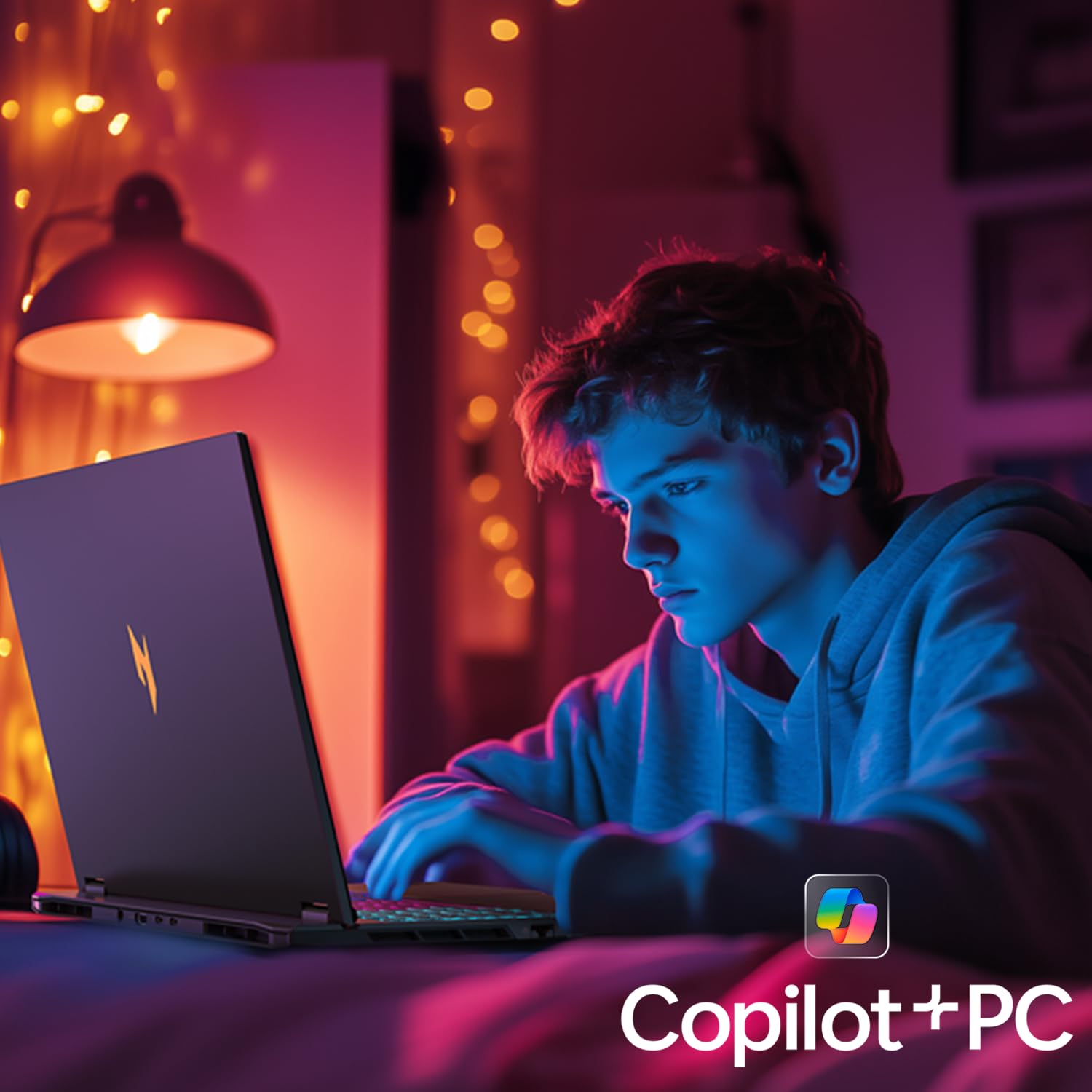 acer Nitro 16S AI Copilot+ PC Gaming Laptop | AMD Ryzen AI 9 365 Processore | NVIDIA GeForce RTX 5070 Ti Laptop GPU | 16" WQXGA IPS 180Hz Display | 32GB DDR5 | 2TB Gen 4 SSD | Wi-Fi 6E | AN16S-61-R5K4