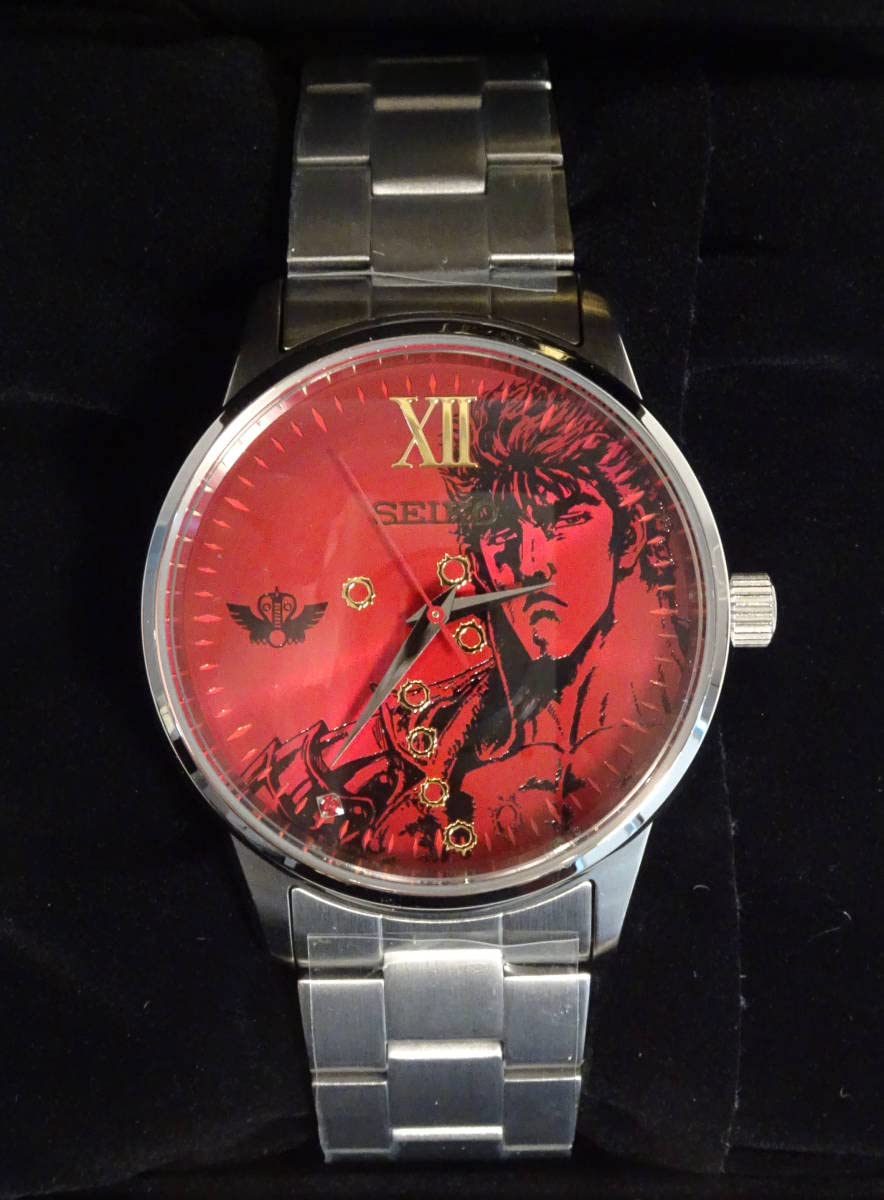 新品 未着用　セイコー　北斗の拳40周年記念腕時計 北斗の拳』40周年記念 オフィシャル腕時計＜ケンシロウモデル＞新発売