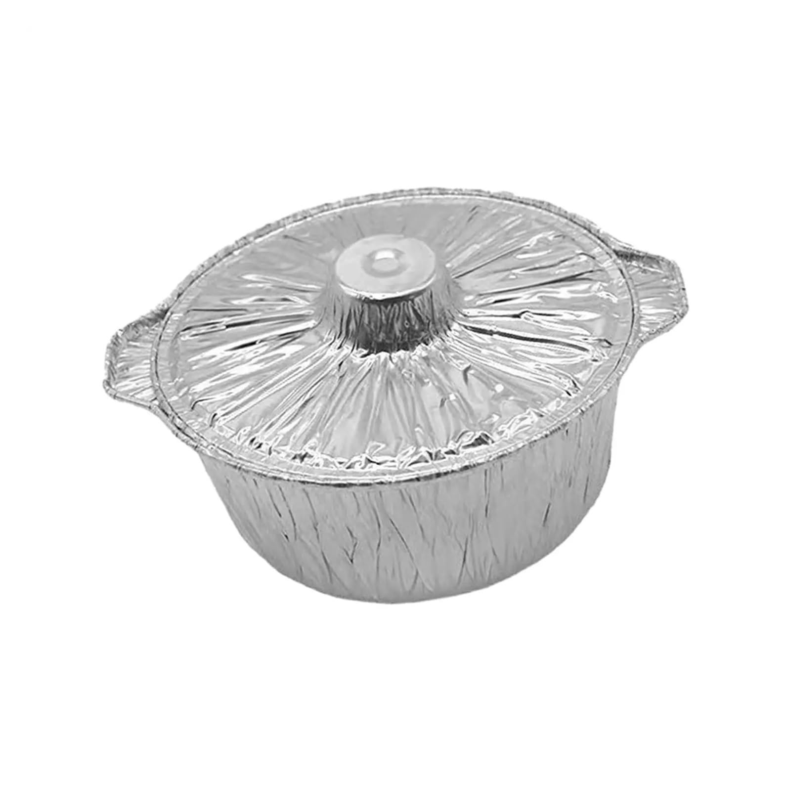 Pentola for stampi da forno 10 pezzi Per Cucina | Contenitore for alimenti for stampi for torte con coperchio in alluminio for carne(33.6x30.5x12cm)