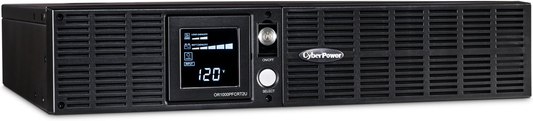 OR1000PFCRT2U PFC Sinewave UPS System, 1000VA/700W, 8 Outlets, AVR, 2U Rack/Tower