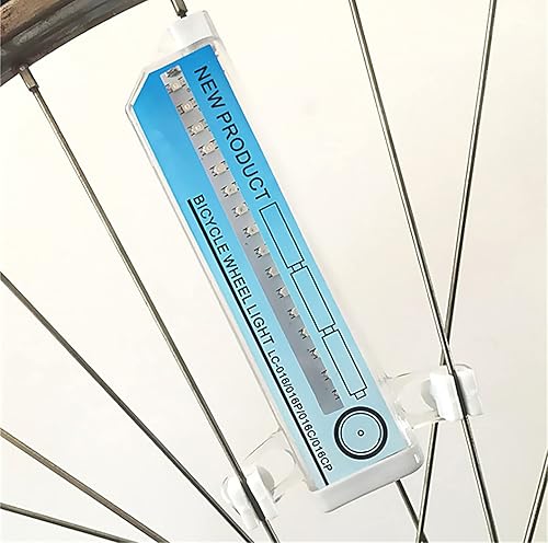 Miniatura 6 de Luz de rueda de bicicleta, luces de rueda de neumáticos de bicicleta, 32 luces LED de flash con radios, 32 patrones diferentes, cambio de luces de