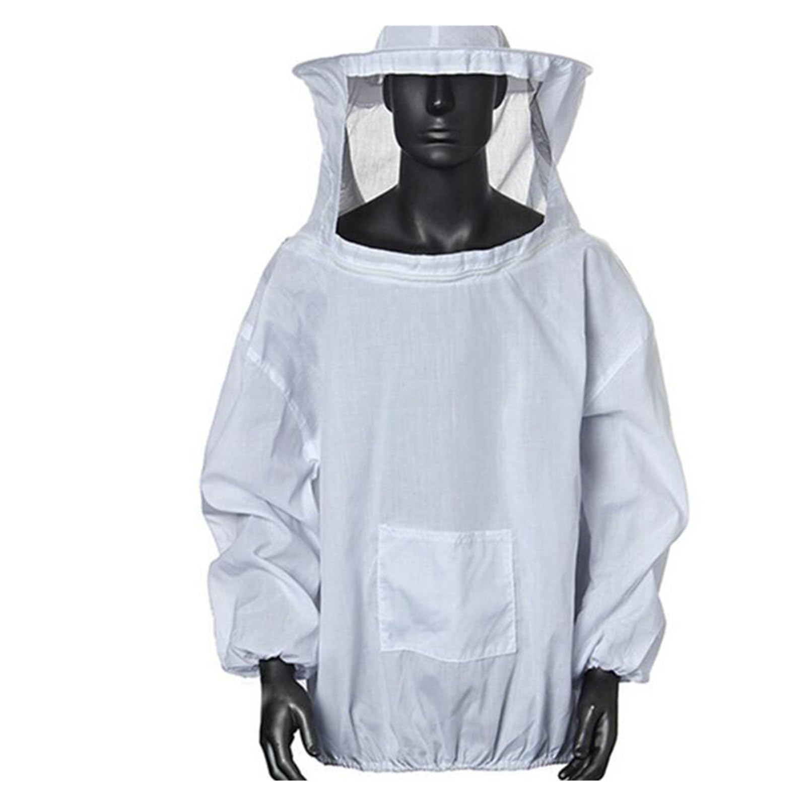 Siamese Beekeeping Suit Bee Clothes of Colors with Hat Anti-Bee Suit Farming Clothing Coverall(Bianco)