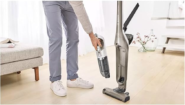 Bosch - Aspirador Vertical sin Cable Flexxo Gen 2, 28 W, 0.4 litros, Serie 4, Marrón, BBH3ALL235