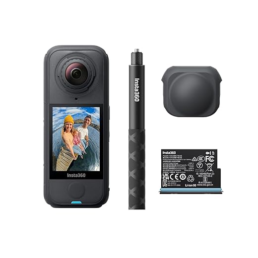 Insta360 X4 Air Pack démarrage Noir Graphite 8K