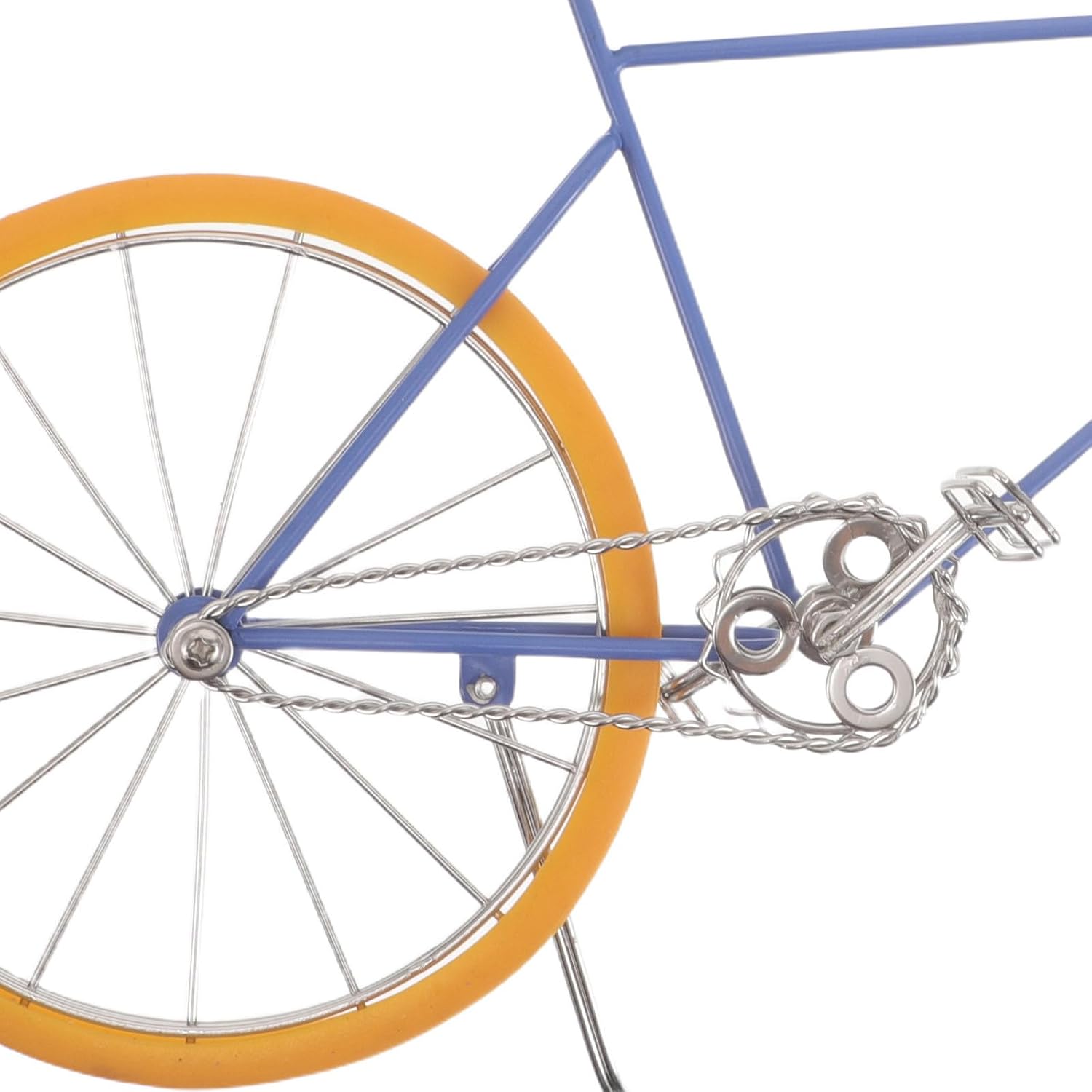 SHINEOFI Tabletop Bike Sculpture Decorative Bicycle Model for Home Display image 3