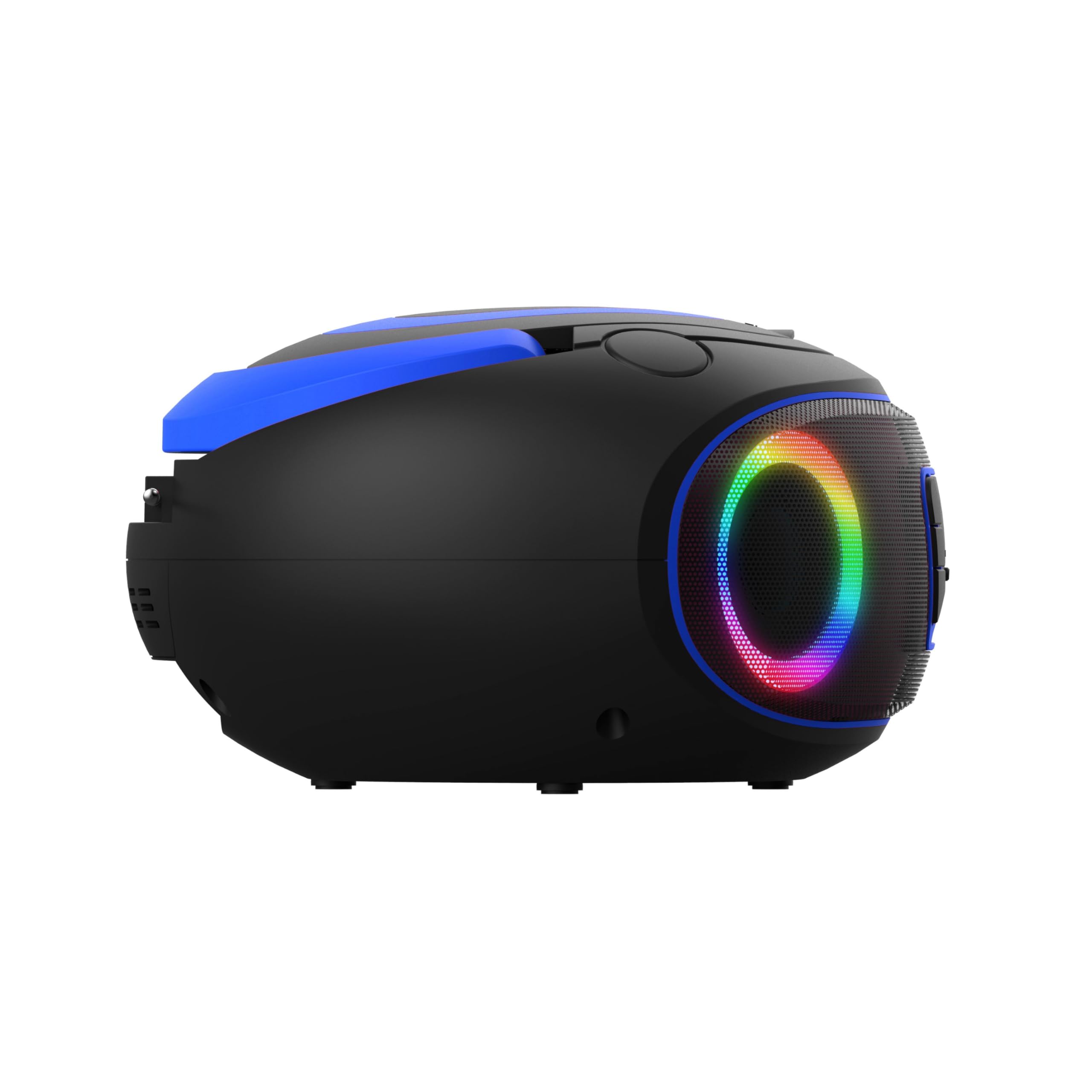 Denver TDB-212 Boombox Dab+ Bluetooth Azul, Lector CD, Radio Dab+/FM, USB MP3, AUX, Toma de Auriculares | Diseño retro, Bluetooth, USB, reproductor de CD, puerto AUX