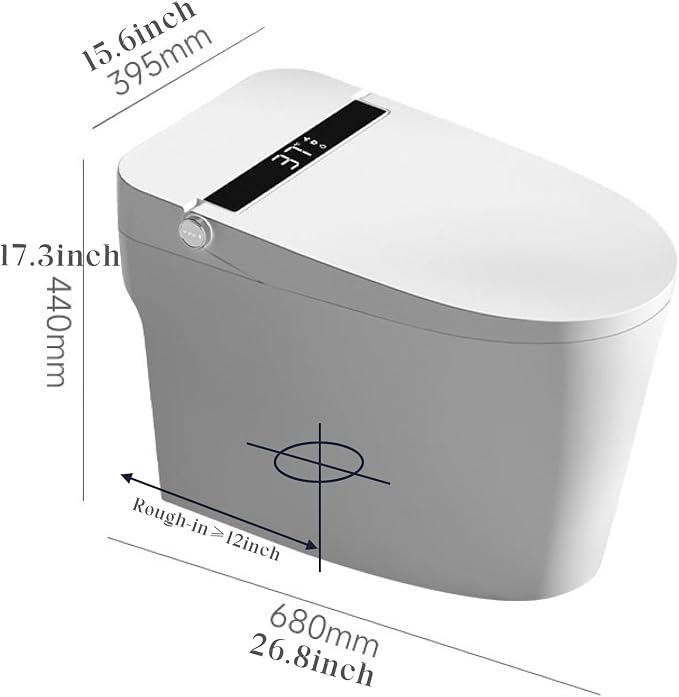 Inodoro Inteligente Bonsam con Bidé Integrado y Control Remoto miniatura 2