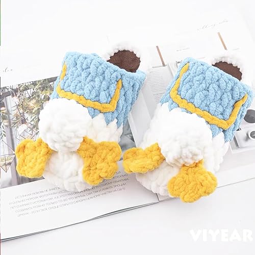 Miniatura 4 de Hilo de felpilla suave y grueso, hilo esponjoso para hacer ganchillo, hilo voluminoso jumbo, para tejer con el brazo (blanco, 1.1 libras)