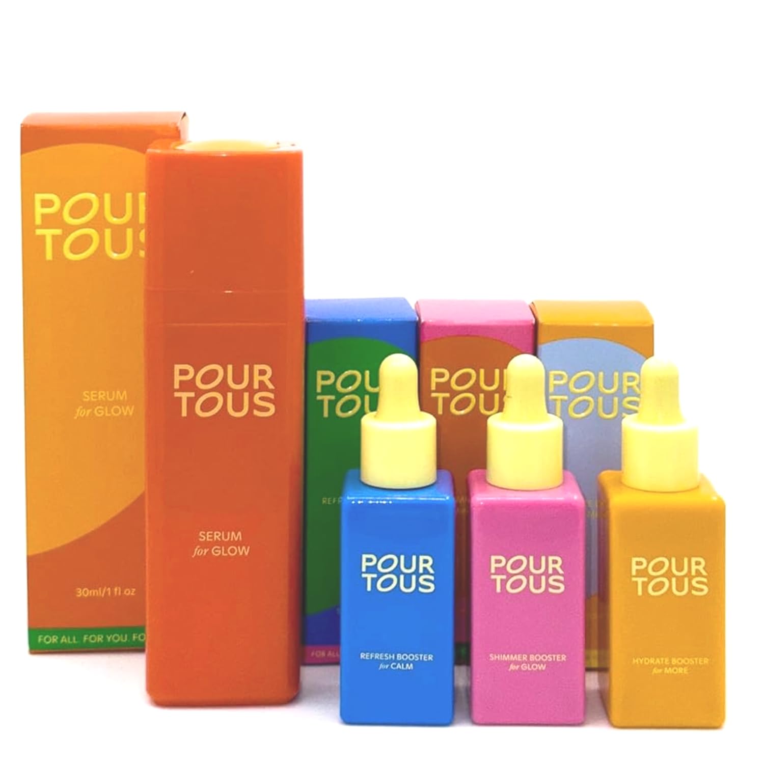 Complete Facial Routine Set (6 pc) | Face Cleanser, Moisturizer, Serum + 3 Boosters w/Niacinamide & Hyaluronic Acid | Safe Plant-Based Skincare For Tweens Teen & Young Adult Skin