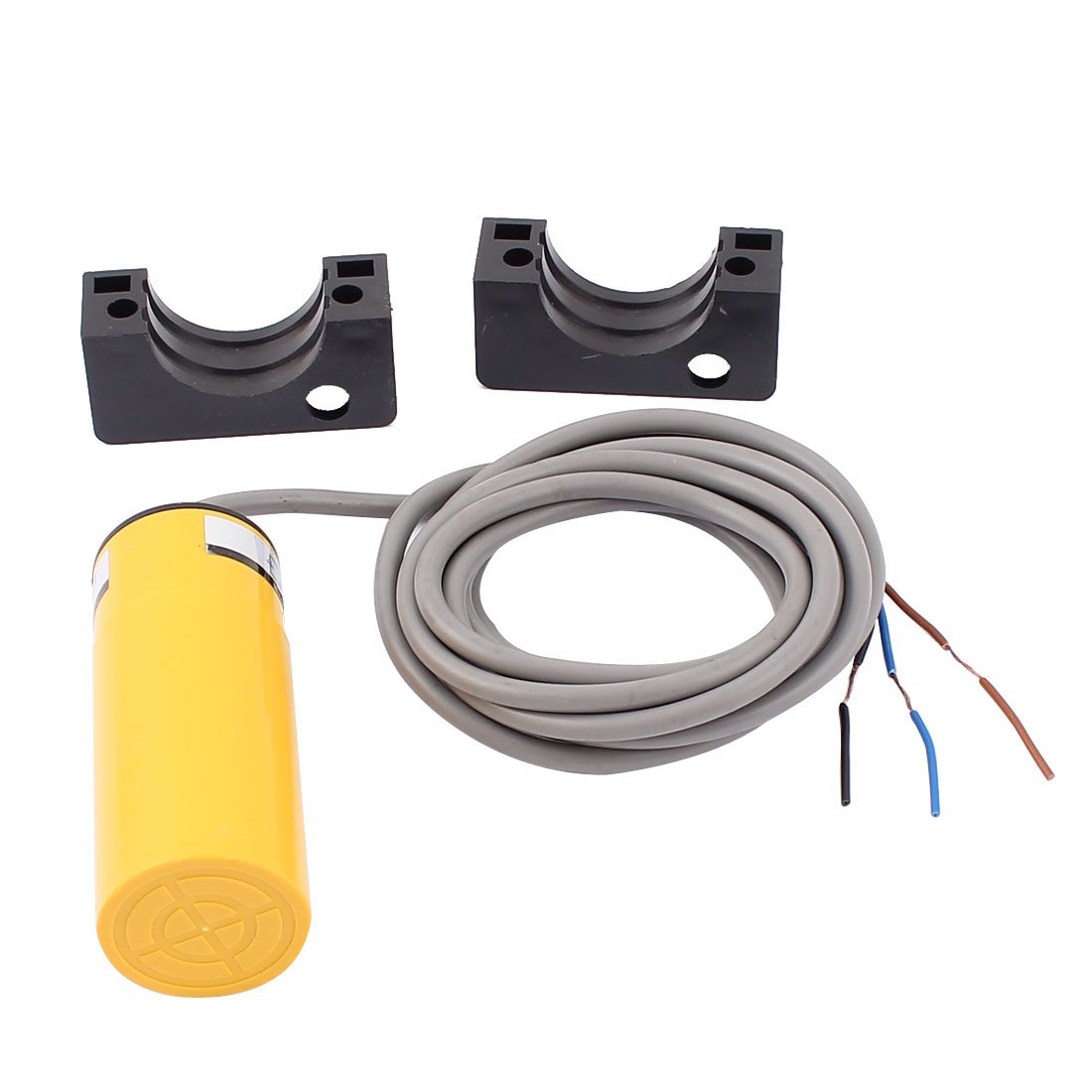 Aexit E2K-C25ME1 Inductive Wiring & Connecting Proximity Sensor Detective Switch NPN Heat-Shrink Tubing DC 6-36V