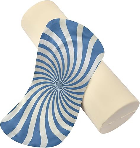 Miniatura 2 de Almohada de cojín azul para leer rollo de cuello almohada para dormir almohada redonda decorativa cojín inserto lumbar rollo almohada de apoyo