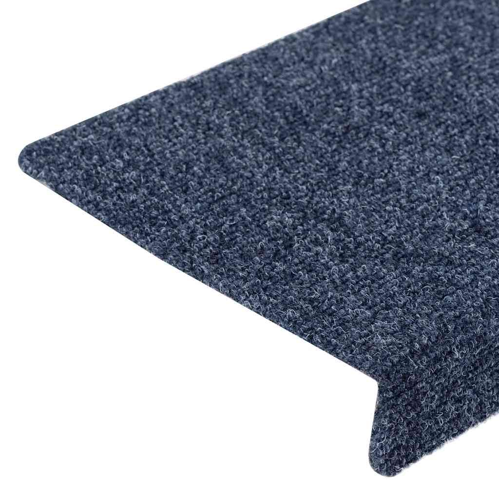 Alfombrillas autoadhesivas para escalones, 5 unidades, 65 x 21 x 4 cm, color antracita, borde rectangular, antideslizante, para escaleras de madera, escaleras de piedra, con protección contra