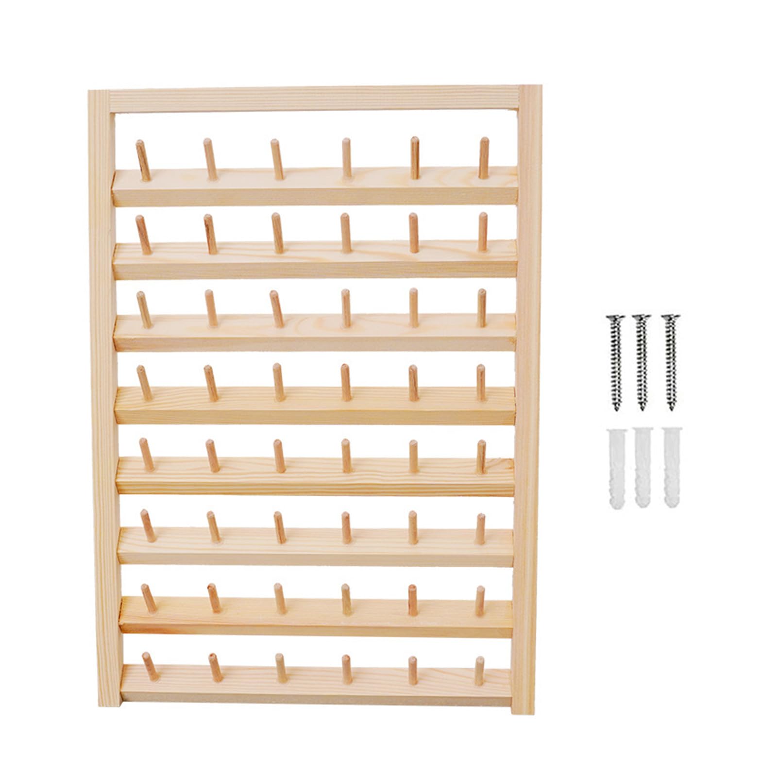 Tsophreniq 48/54 Spools Thread Rack Holder Organizers for Embroidery Sewing Storage and Hair Braiding Organiser Stands Organizers Rack for Sewing Quilting