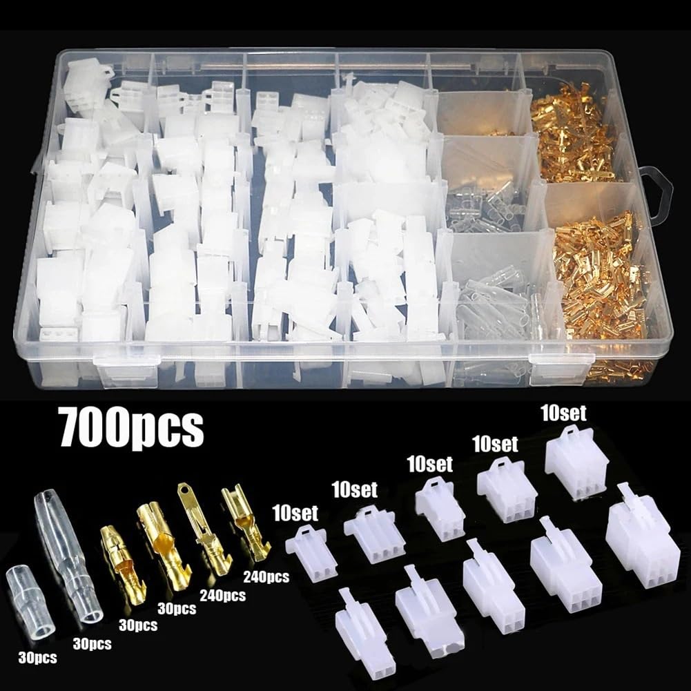 700Pcs Waterproof Shell Connector Kit 2.8mm Automotive Connector S