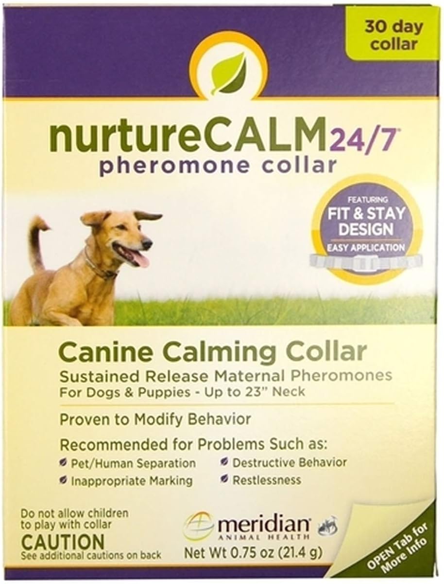 Nurturecalm 24/7 Canine Calming Pheromone Collar (Upto 23″ Neck)