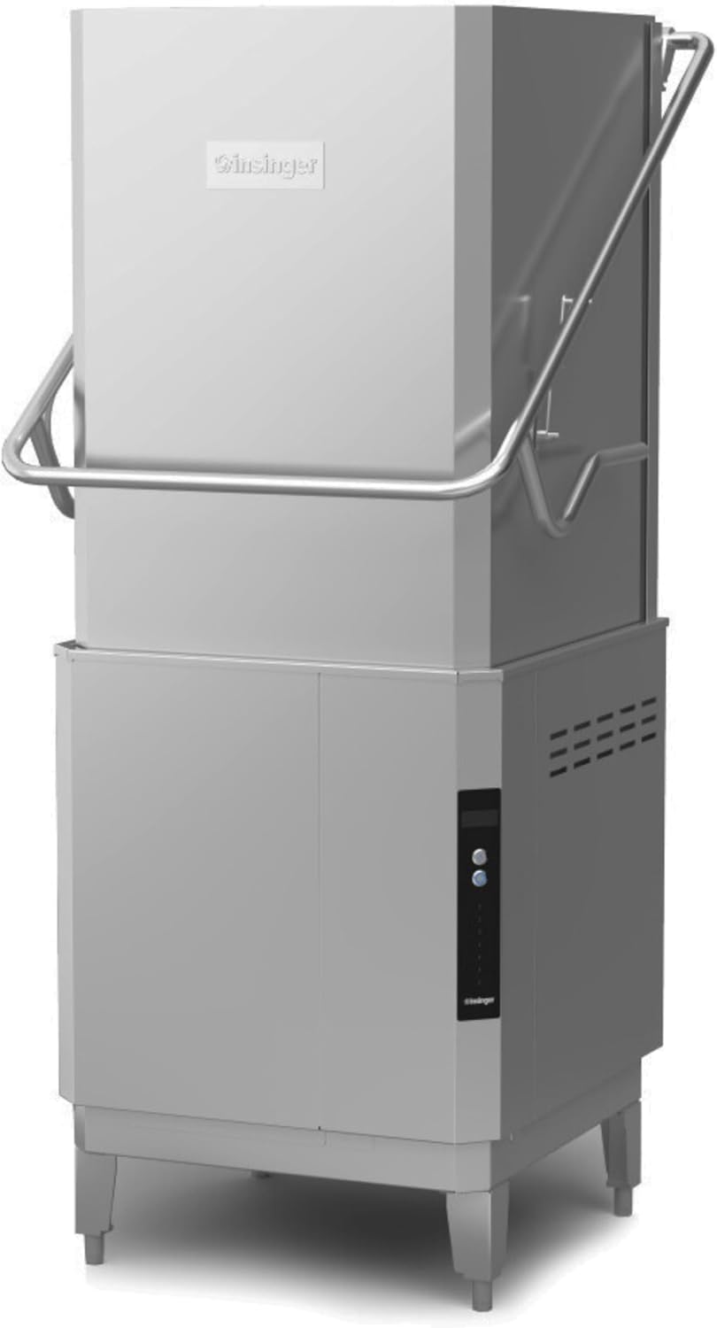 CX20H-208/3 Premier Series Dishwasher with Extra High Hood, Quad-Arm Wash System, Booster, Straight-Thru Design, 60 Racks/Hr, 1.5 HP Motor, Stainless Steel, 208V 3PH